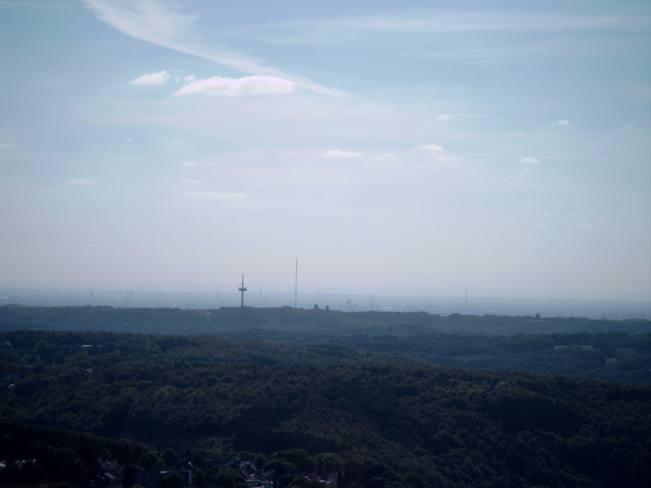 Blick nach Südwesten Richtung Köln